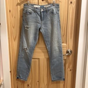 Pilcro Anthropologie slim boyfriend jeans